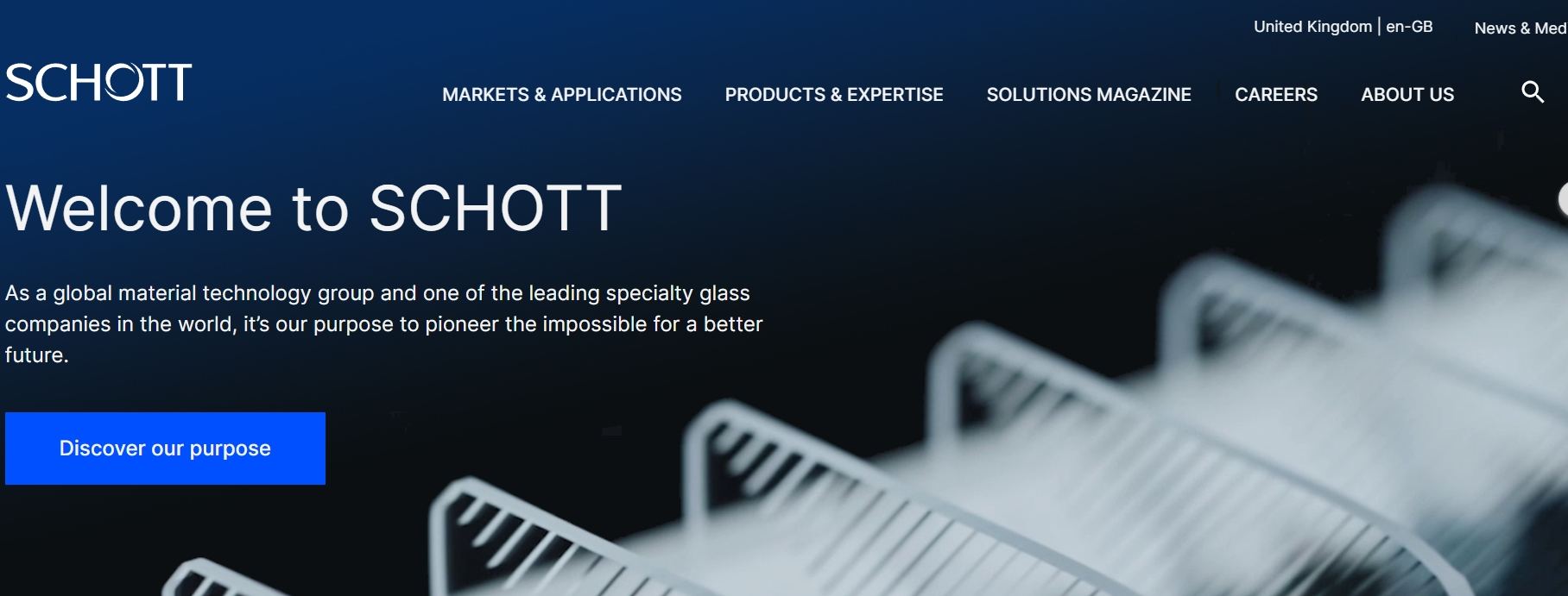 SCHOTT AG is a global leader in glass and glass-ceramic products
